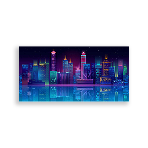 Painel Retangular - Prédios - Sublimado 3D