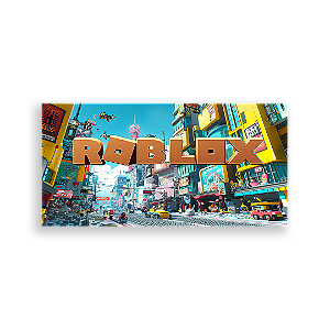 Painel Retangular - Roblox - Sublimado 3D