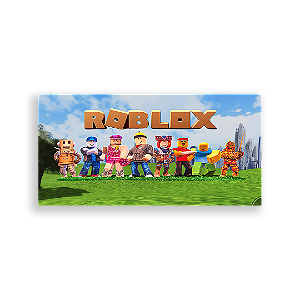 Painel Retangular - Roblox - Sublimado 3D