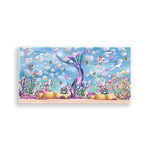 Painel Retangular - Sereias - Sublimado 3D