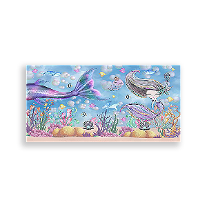 Painel Retangular - Sereias - Sublimado 3D