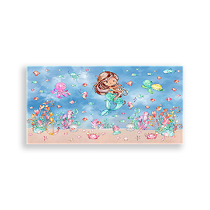Painel Retangular - Sereias - Sublimado 3D