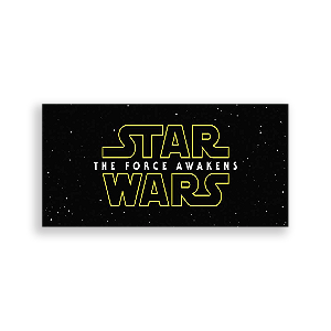 Painel Retangular - Star Wars - Sublimado 3D
