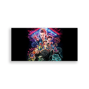 Painel Retangular - Stranger Thinks - Sublimado 3D