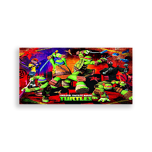 Painel Retangular - Tartarugas Ninja - Sublimado 3D