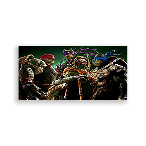 Painel Retangular - Tartarugas Ninja - Sublimado 3D