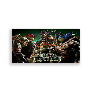 Painel Retangular - Tartarugas Ninja - Sublimado 3D