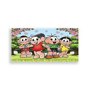 Painel Retangular - Turma Da Mônica - Sublimado 3D