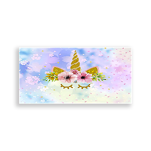 Painel Retangular - Unicórnio - Sublimado 3D