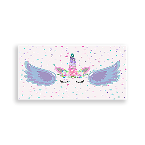 Painel Retangular - Unicórnio - Sublimado 3D