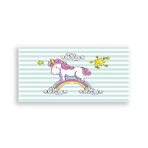 Painel Retangular - Unicórnio - Sublimado 3D