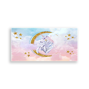 Painel Retangular - Unicórnio - Sublimado 3D