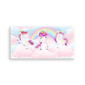 Painel Retangular - Unicórnio - Sublimado 3D