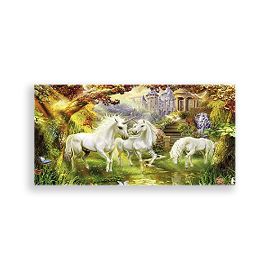 Painel Retangular - Unicórnio - Sublimado 3D