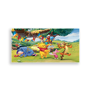Painel Retangular - Ursinho Pooh - Sublimado 3D