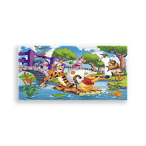 Painel Retangular - Ursinho Pooh - Sublimado 3D