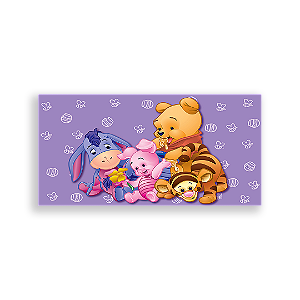 Painel Retangular - Ursinho Pooh - Sublimado 3D