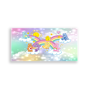 Painel Retangular - Ursinhos Carinhosos - Sublimado 3D