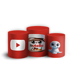 Trio Cilindro - Os Aventureiros - Sublimado 3D