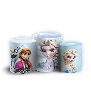 Trio Cilindro - Frozen - Sublimado 3D