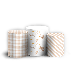 Trio Cilindro - Revelação - Sublimado 3D