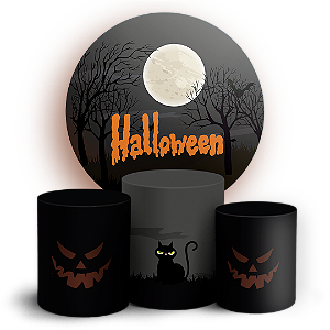 KIT Redondo e Trio - Dia das Bruxas Halloween - Sublimado 3D