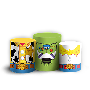 Trio Cilindro - Toy Story  - Sublimado 3D