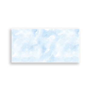 Painel Retangular - Nuvem -Vivi - Sublimado 3D