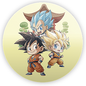 Painel Redondo - Dragon Ball - Sublimado 3D