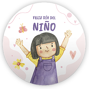 Painel Redondo - Día del Niño ES - Sublimado 3D