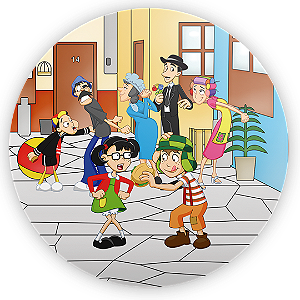 Painel Redondo - Chaves - Sublimado 3D