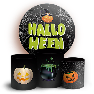 KIT Redondo e Trio - Dia das Bruxas Halloween - Sublimado 3D