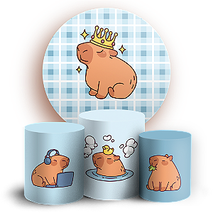 KIT Redondo e Trio - Capivara - Sublimado 3D