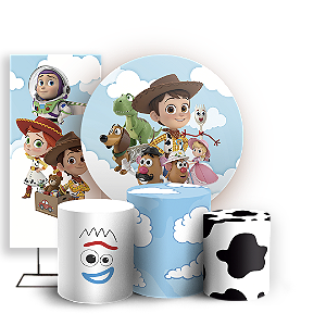 KIT Redondo Trio e Faixa - Toy Story - Sublimado 3D