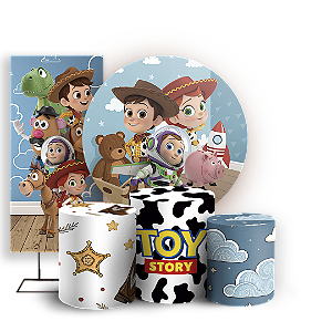 KIT Redondo Trio e Faixa - Toy Story - Sublimado 3D