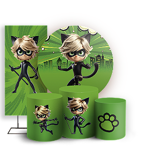 KIT Redondo Trio e Faixa - Ladybug - Sublimado 3D