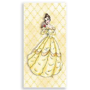 Faixa Lateral Sublimado 3D - Princesa Bela By Vivi