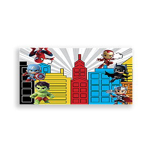 Painel Retangular Sublimado 3D - Herois