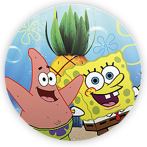 Mini Painel Sublimado 3D - Bob Esponja