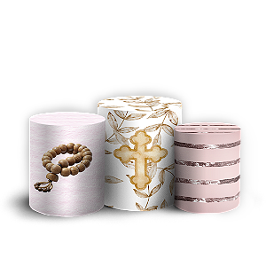 Trio Cilindro Sublimado 3D - Nossa Senhora