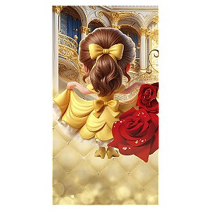 Faixa Lateral Sublimado 3D - Princesa Bela