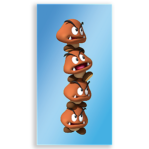 Faixa Lateral Sublimado 3D - Super Mario