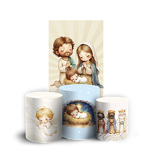 Faixa Lateral e Trio Cilindro Sublimado 3D Vest Facil - Natal