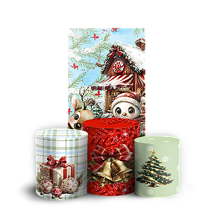 Faixa Lateral e Trio Cilindro Sublimado 3D Vest Facil - Natal