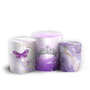 Trio Cilindro Sublimado 3D - 15 Anos