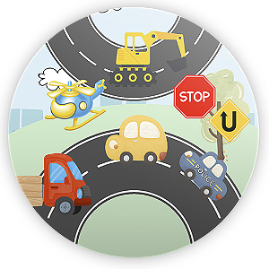 Mini Painel Sublimado 3D - Transporte