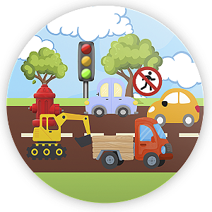 Mini Painel Sublimado 3D - Transporte