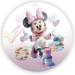 Mini Painel Sublimado 3D - Minnie