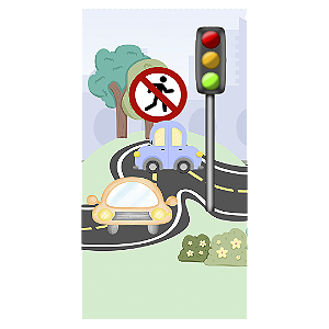 Faixa Lateral Sublimado 3D - Transporte