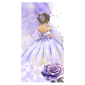 Faixa Lateral Sublimado 3D - 15 Anos